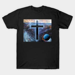 Cross in space T-Shirt